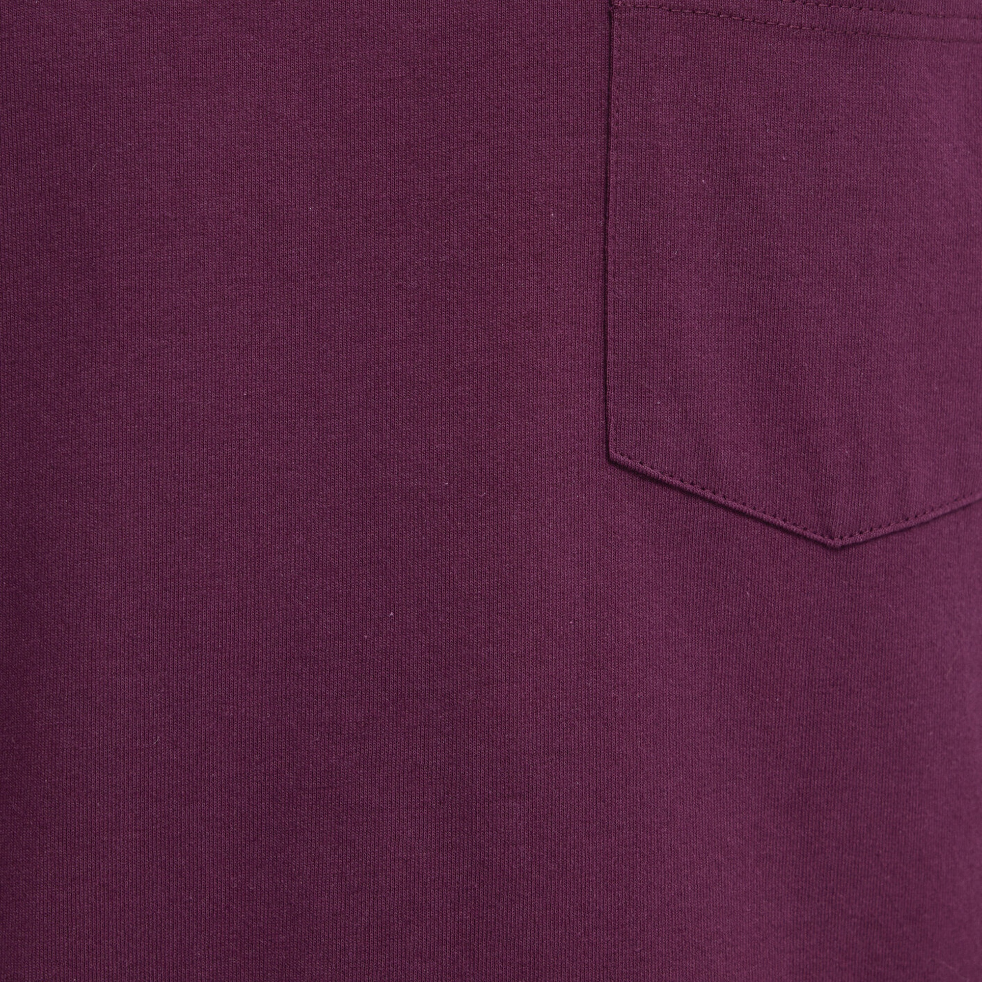 Mavi Cep Detaylı Mor Basic Tişört Loose Fit / Bol Rahat Kesim 066248-70670