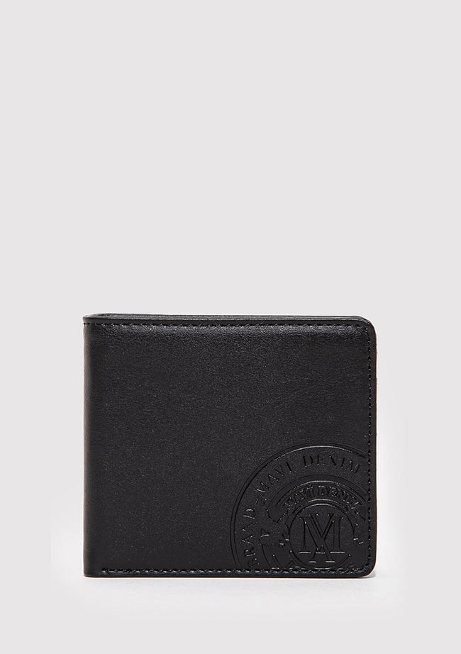  Mavi Baskılı Siyah Cüzdan 0912244-900