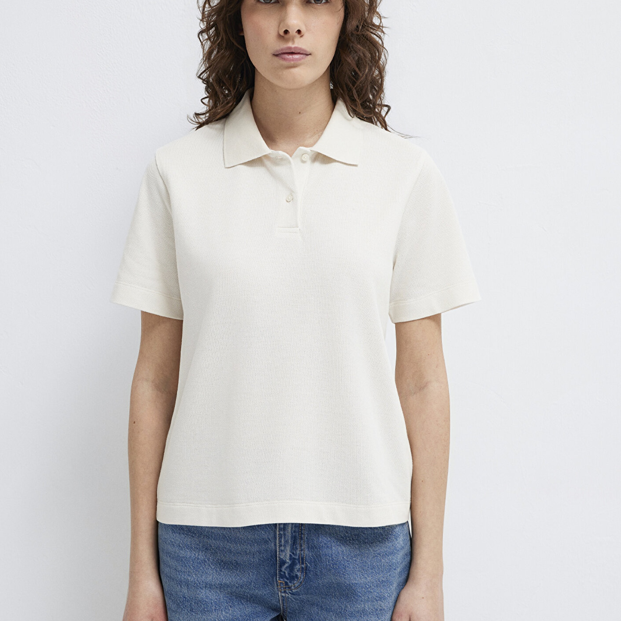 Mavi Ekru Polo Tişört Regular Fit / Normal Kesim 1613714-80194