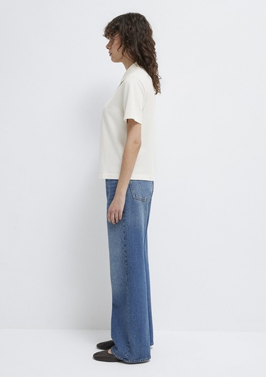  Mavi Ekru Polo Tişört Regular Fit / Normal Kesim 1613714-80194