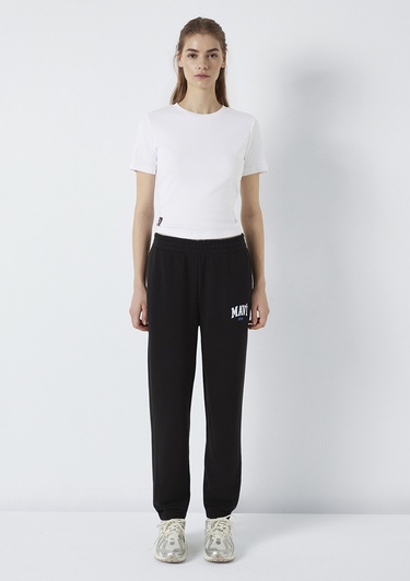  Mavi Mavi Logo Baskılı Siyah Eşofman Altı 1010757-900