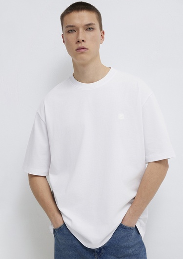  Mavi Mavi Pro Beyaz Tişört Relaxed Fit / Rahat Kesim 0613442-620
