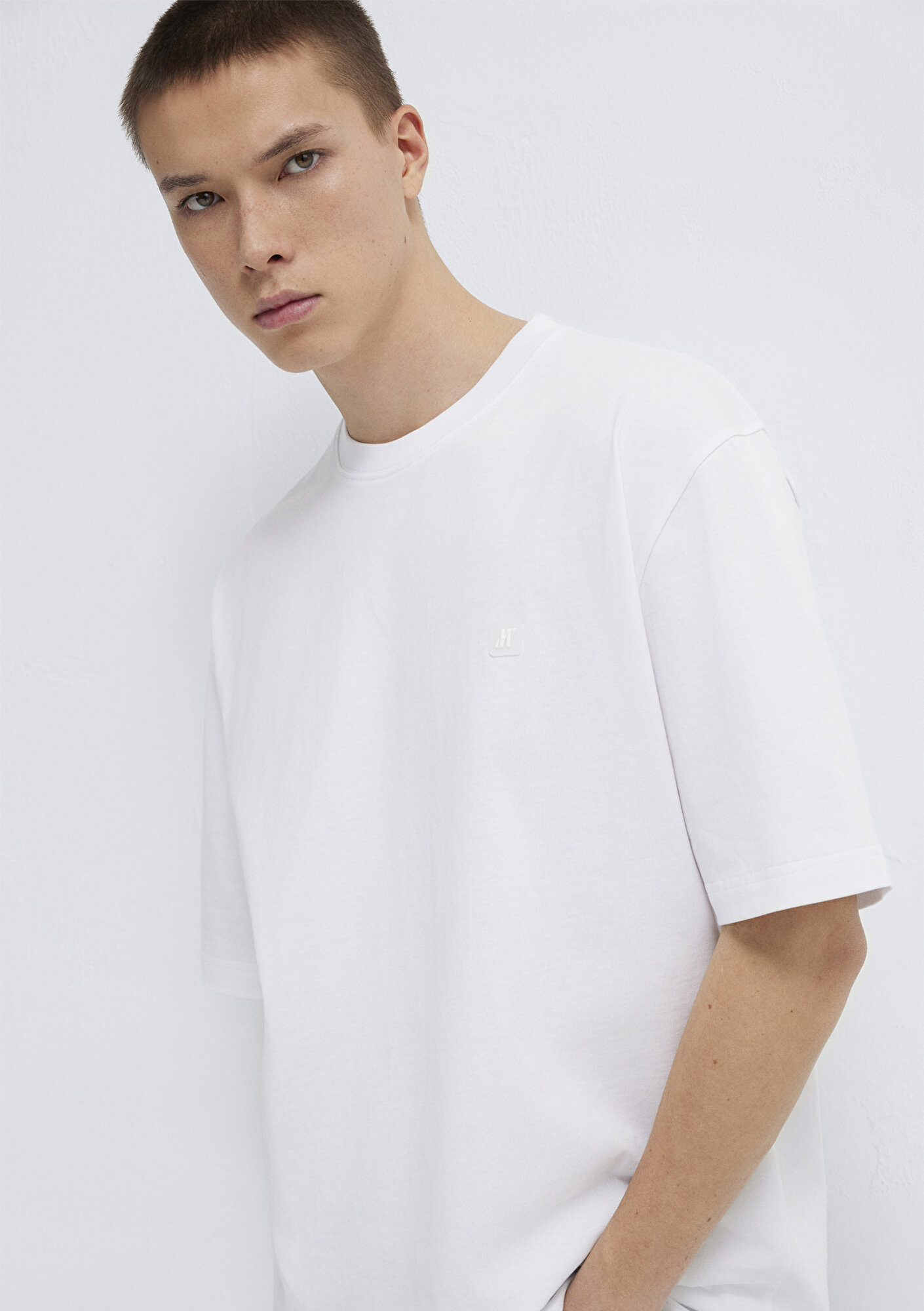  Mavi Mavi Pro Beyaz Tişört Relaxed Fit / Rahat Kesim 0613442-620