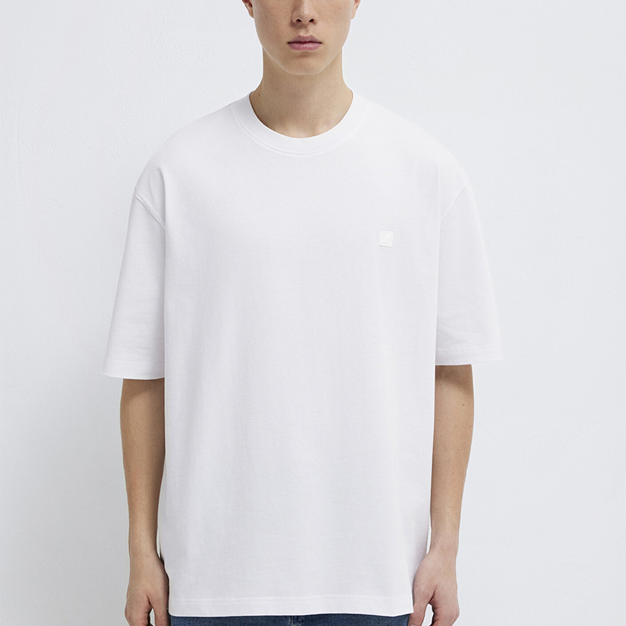 Mavi Mavi Pro Beyaz Tişört Relaxed Fit / Rahat Kesim 0613442-620