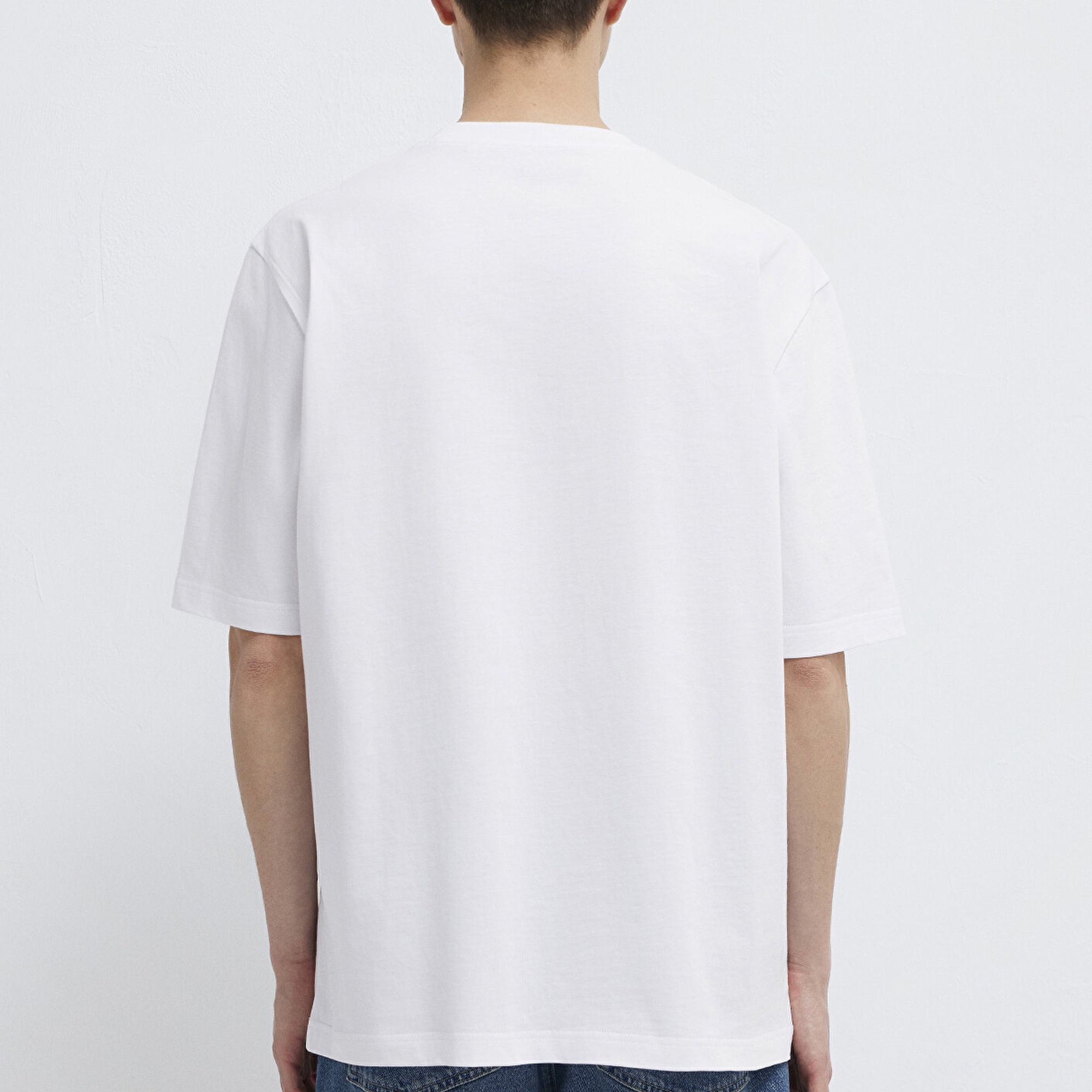 Mavi Mavi Pro Beyaz Tişört Relaxed Fit / Rahat Kesim 0613442-620