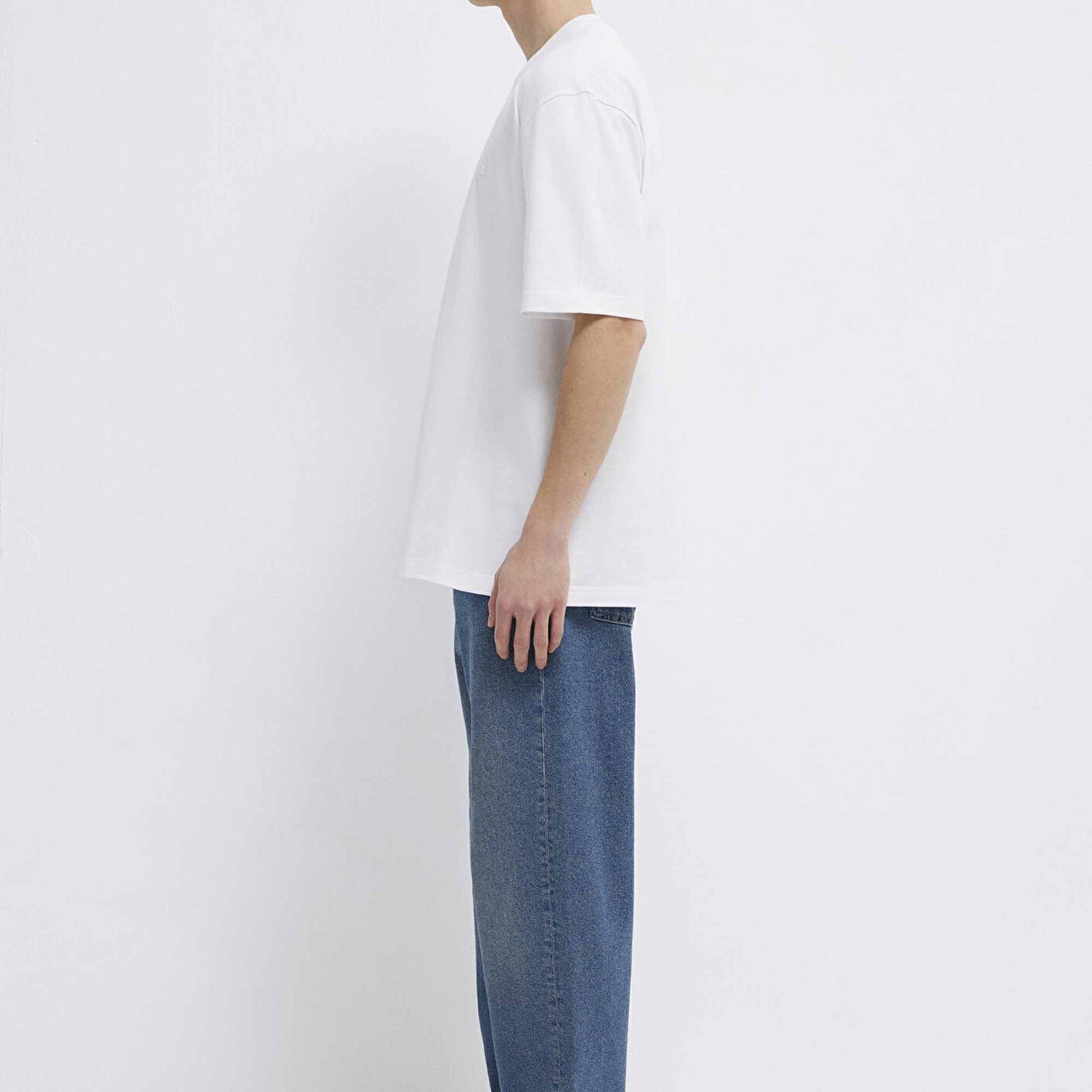 Mavi Mavi Pro Beyaz Tişört Relaxed Fit / Rahat Kesim 0613442-620