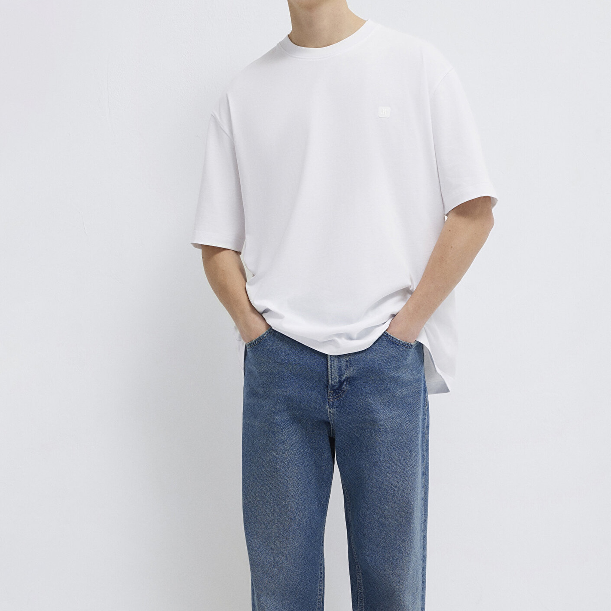 Mavi Mavi Pro Beyaz Tişört Relaxed Fit / Rahat Kesim 0613442-620