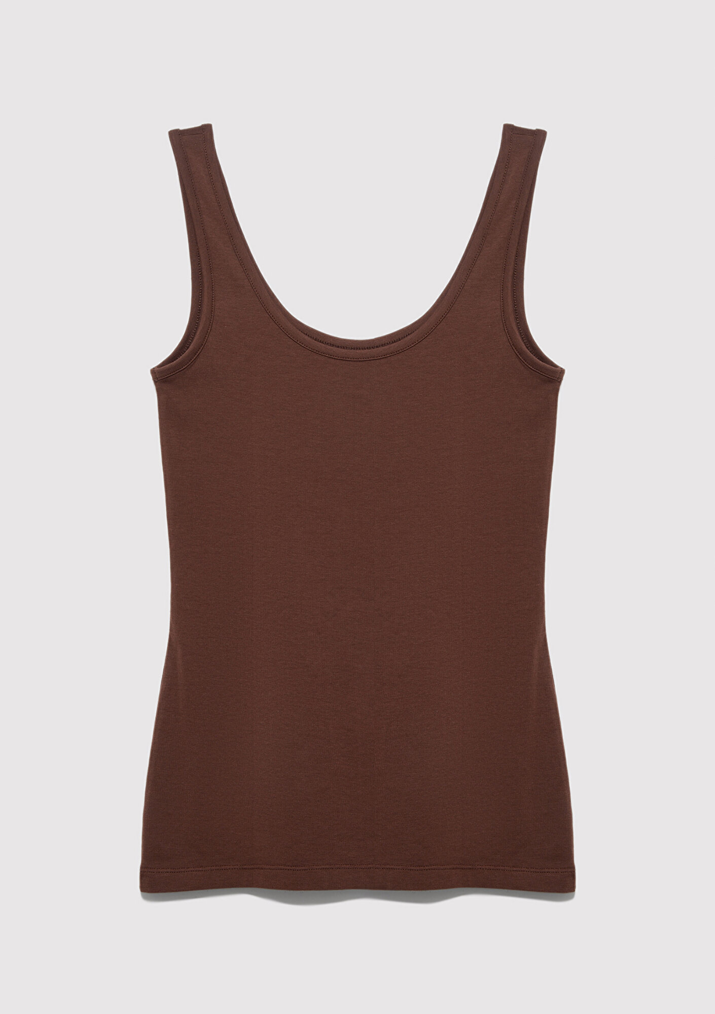  Mavi 2li Kadın Basic Atlet Fitted / Vücuda Oturan Kesim 1611367-87736