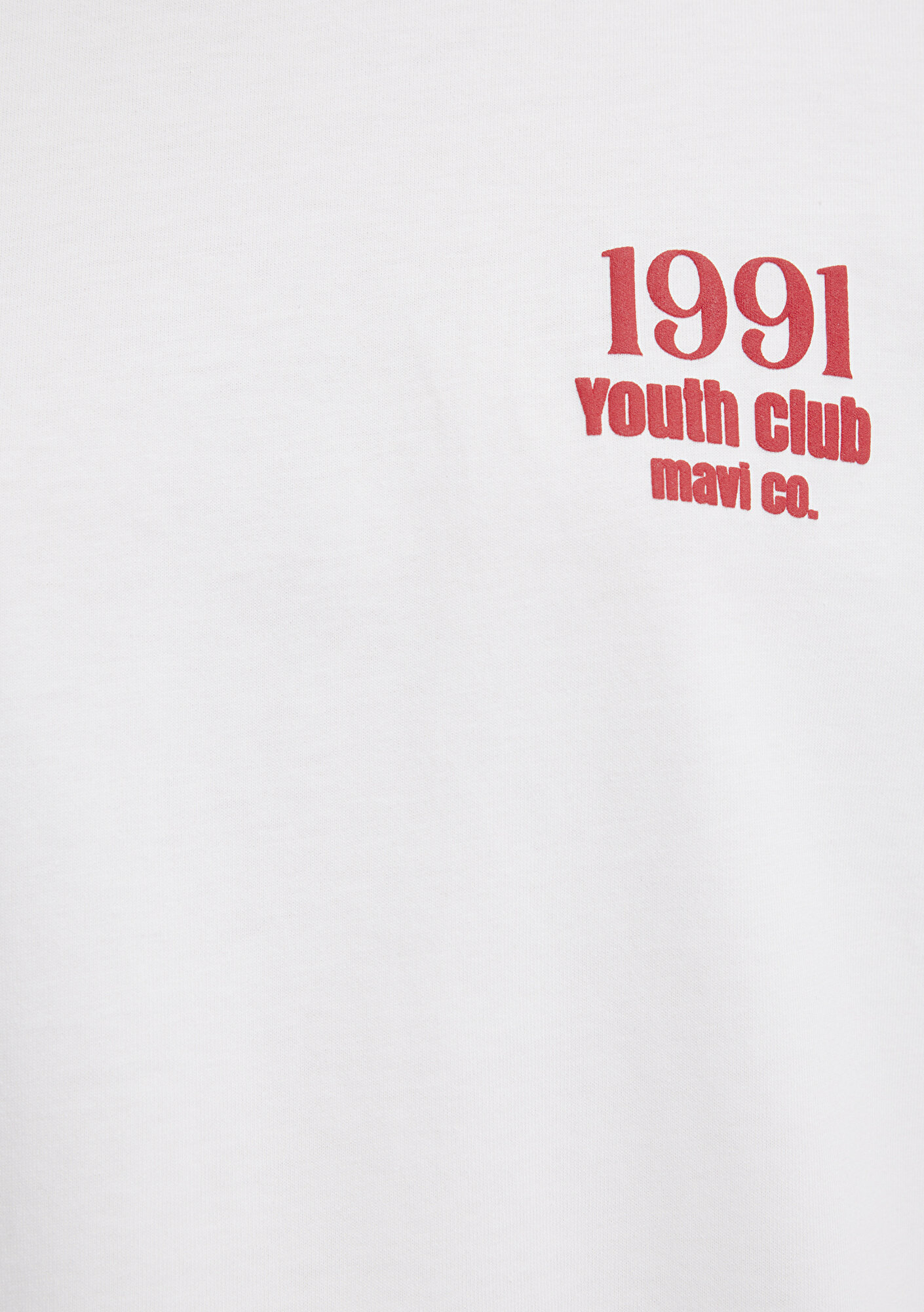 Mavi BaskılıEkru Tişört Oversize / Geniş Kesim 1613862-70057