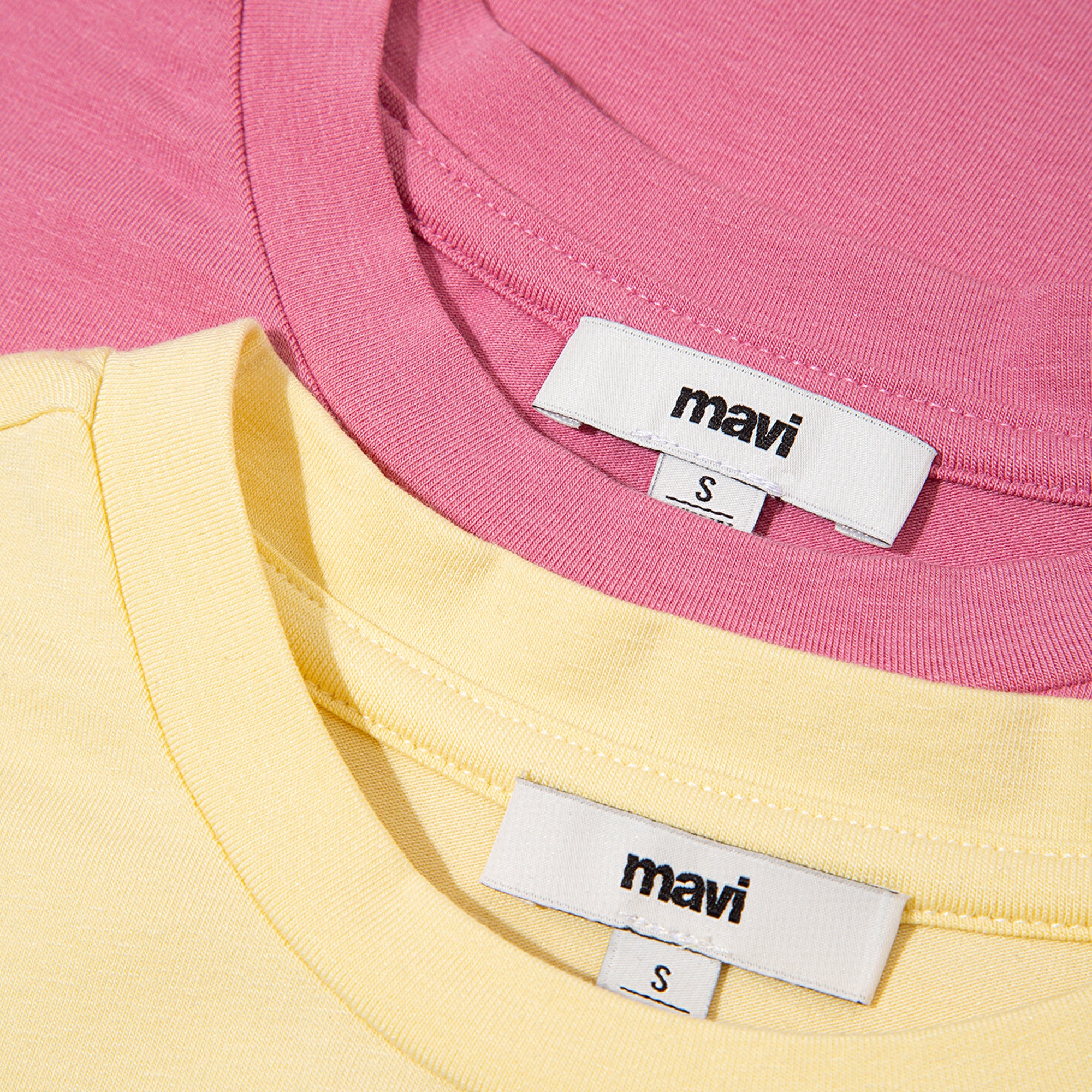 Mavi 2li Kadın Basic Tişört Fitted / Vücuda Oturan Kesim 1611372-71187