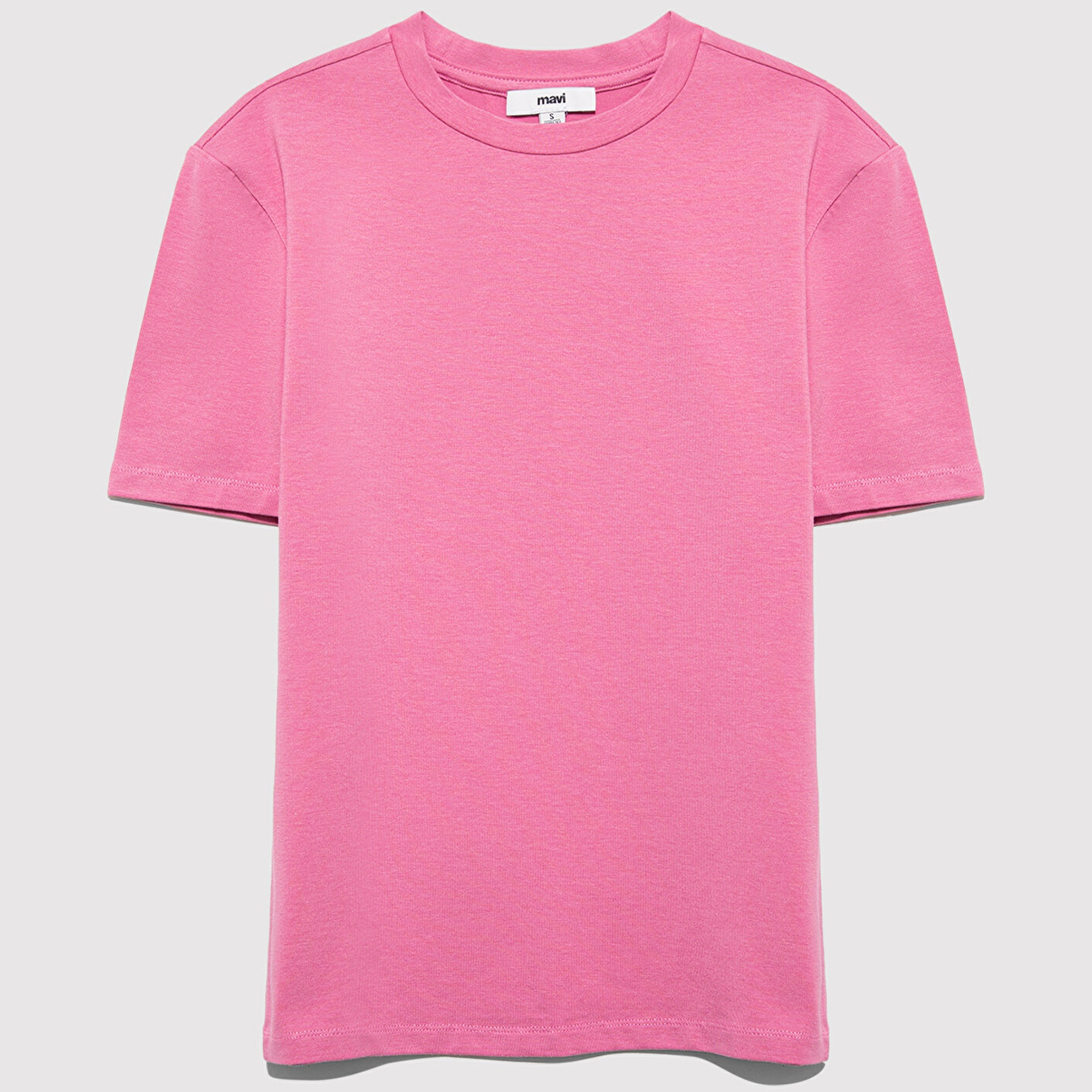 Mavi 2li Kadın Basic Tişört Fitted / Vücuda Oturan Kesim 1611372-71187