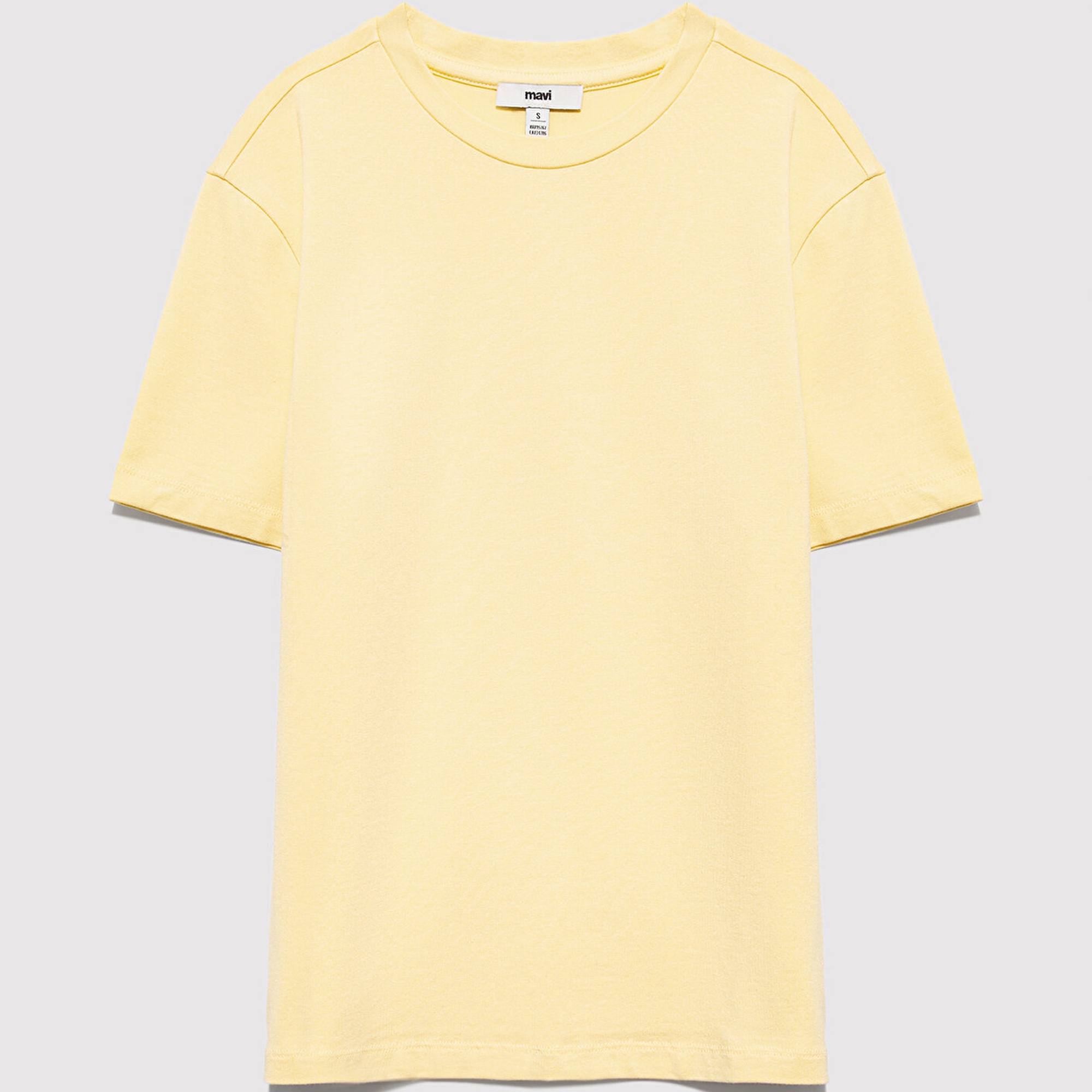 Mavi 2li Kadın Basic Tişört Fitted / Vücuda Oturan Kesim 1611372-71187