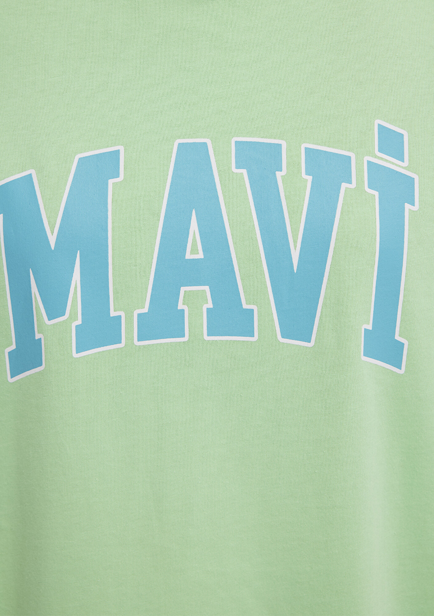 Mavi Mavi Baskılı Yeşil Tişört Oversize / Geniş Kesim 1600843-71721