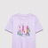 Mavi MJ Logo Baskılı Mor Tişört Loose Fit / Bol Rahat Kesim 7610431-70519