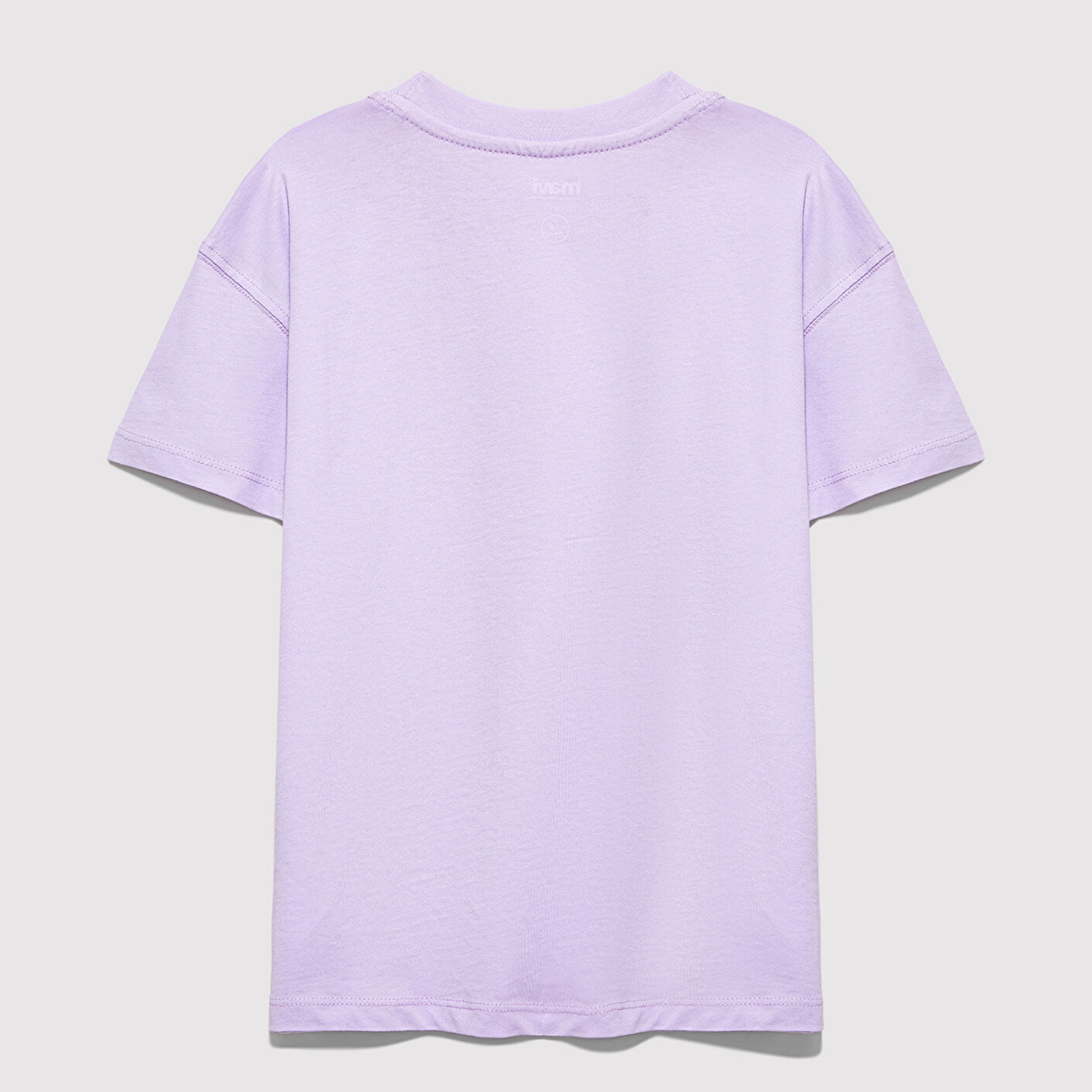 Mavi MJ Logo Baskılı Mor Tişört Loose Fit / Bol Rahat Kesim 7610431-70519