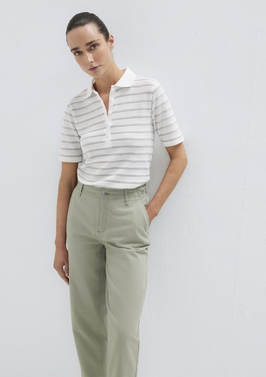  Mavi Gri Polo Tişört Slim Fit / Dar Kesim 1613787-88146