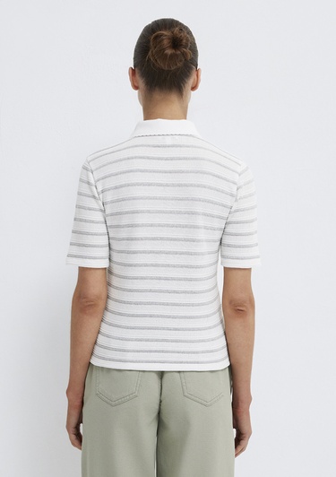  Mavi Gri Polo Tişört Slim Fit / Dar Kesim 1613787-88146