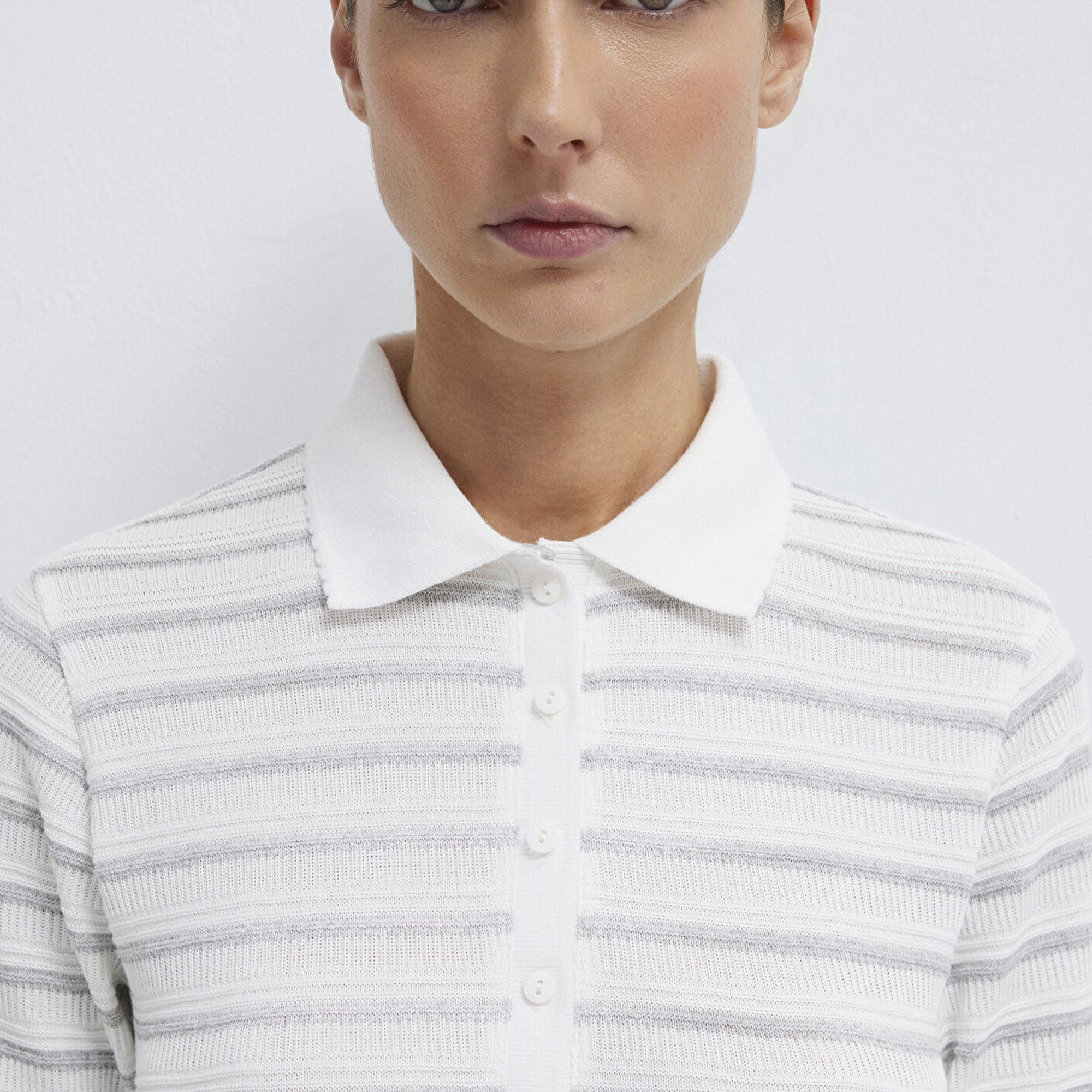 Mavi Gri Polo Tişört Slim Fit / Dar Kesim 1613787-88146