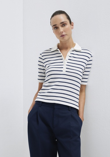  Mavi Lacivert Polo Tişört Slim Fit / Dar Kesim 1613787-86625