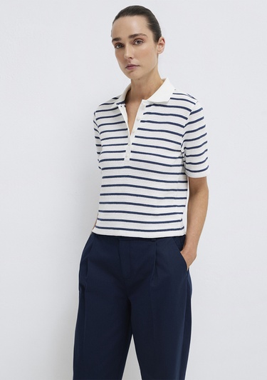  Mavi Lacivert Polo Tişört Slim Fit / Dar Kesim 1613787-86625