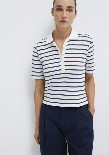  Mavi Lacivert Polo Tişört Slim Fit / Dar Kesim 1613787-86625