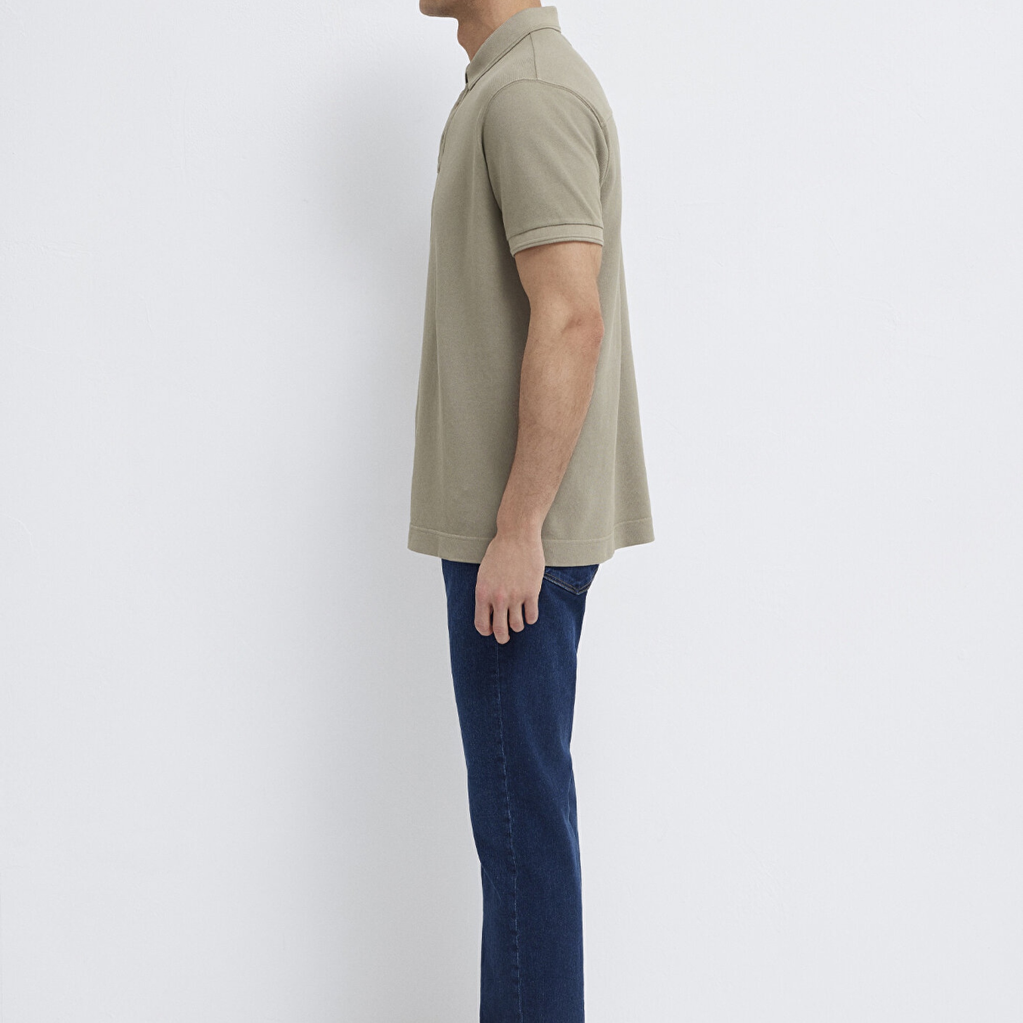 Mavi Haki Polo Tişört Regular Fit / Normal Kesim 0613151-70360