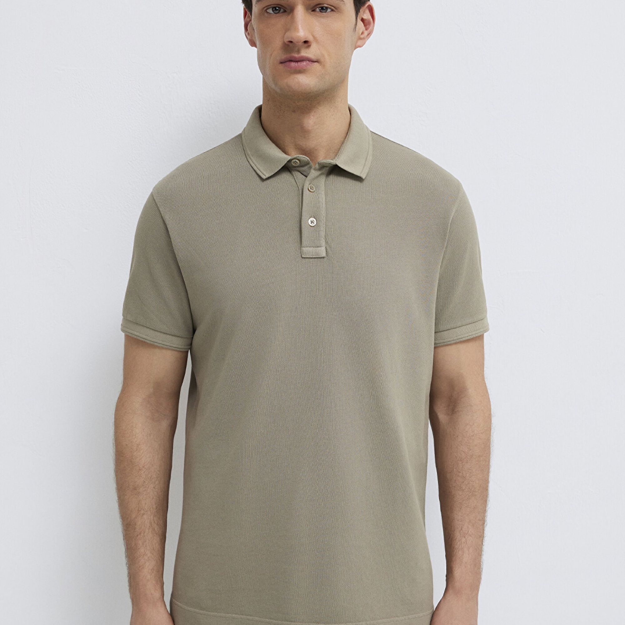 Mavi Haki Polo Tişört Regular Fit / Normal Kesim 0613151-70360