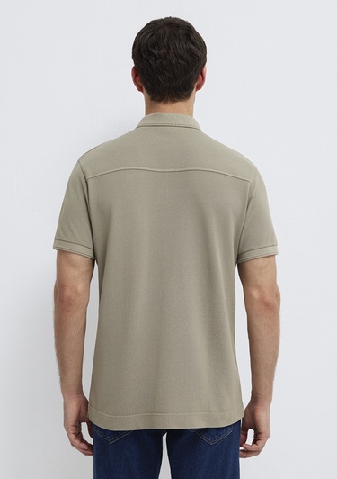  Mavi Haki Polo Tişört Regular Fit / Normal Kesim 0613151-70360