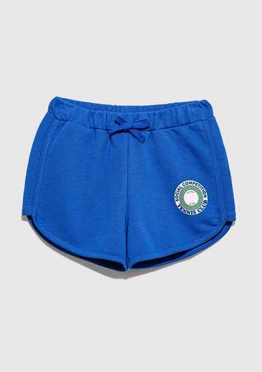  Mavi Tenis Baskılı Lacivert Şort 7410009-91448