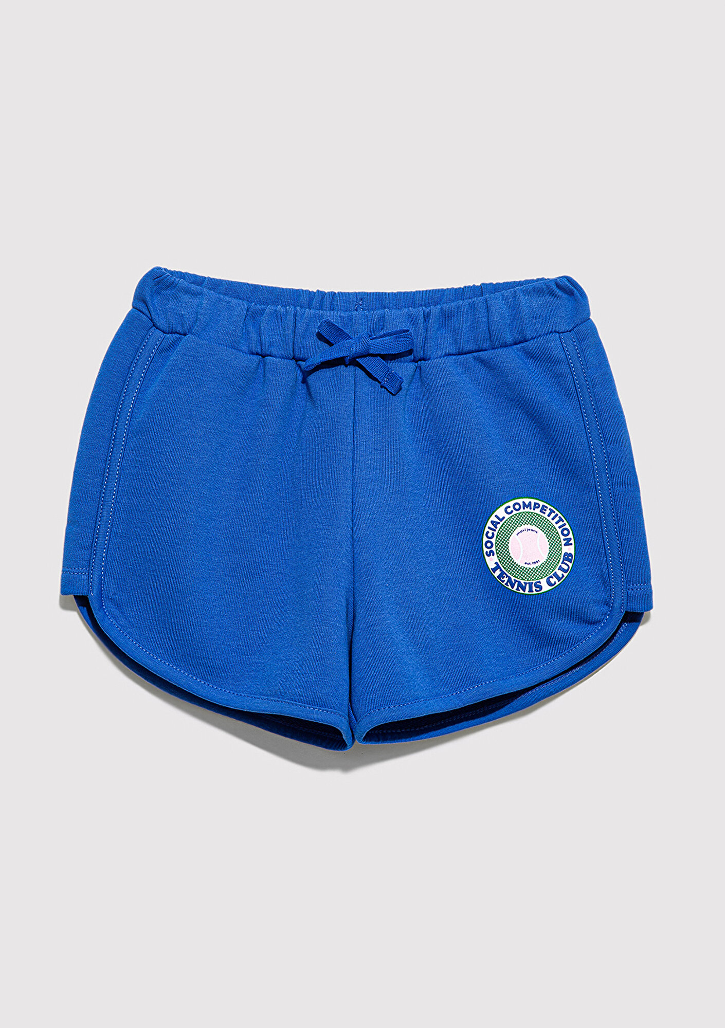  Mavi Tenis Baskılı Lacivert Şort 7410009-91448