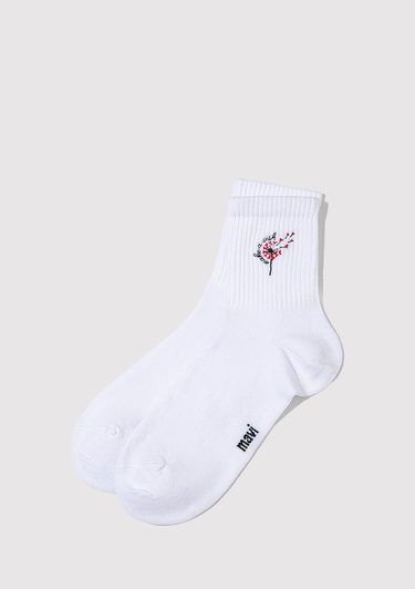  Mavi Beyaz Soket  Çorap 1913872-620