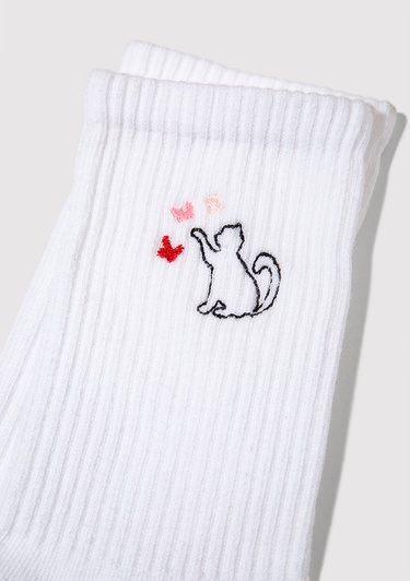  Mavi Beyaz Soket  Çorap 1913871-620