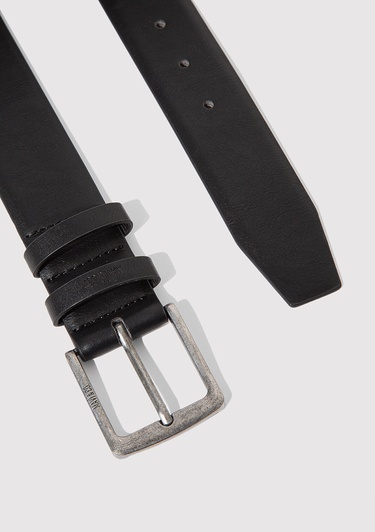  Mavi Siyah Suni Deri Kemer 0912257-900