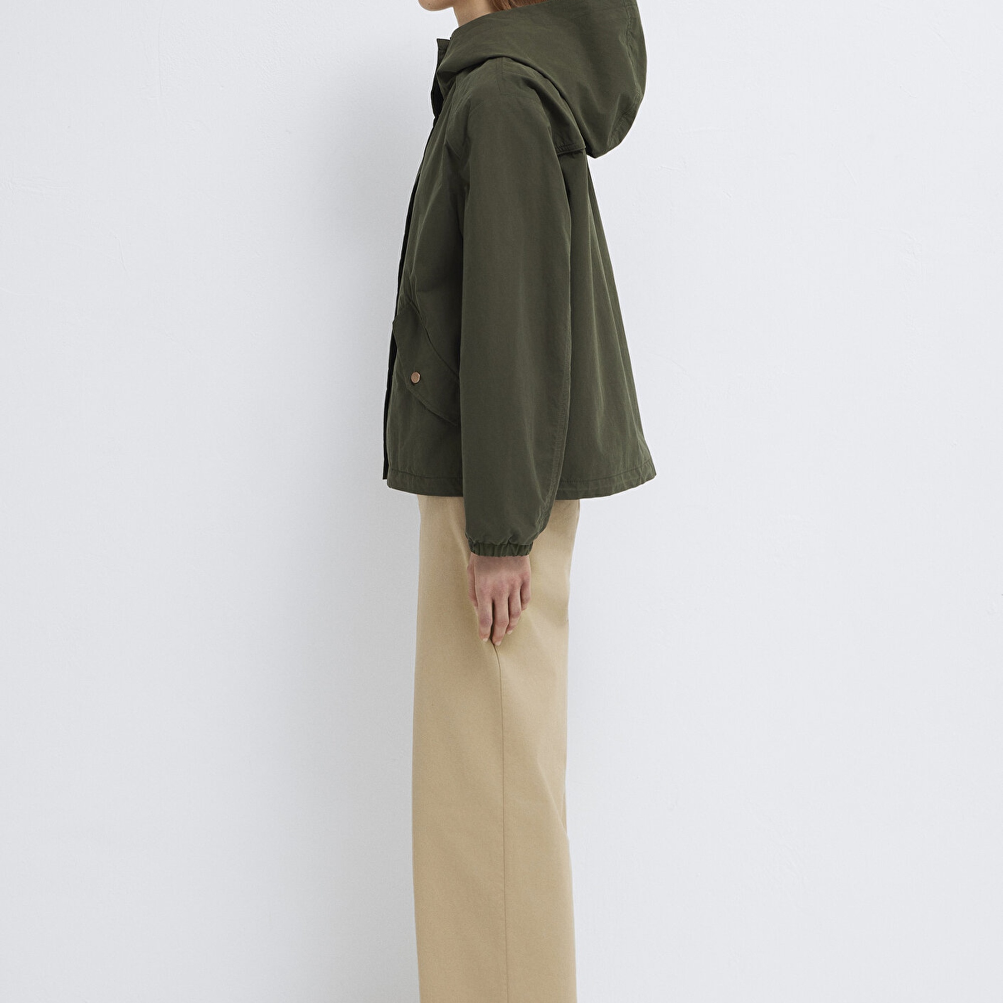 Mavi Yeşil Ceket Oversize / Geniş Kesim 1110812-80714