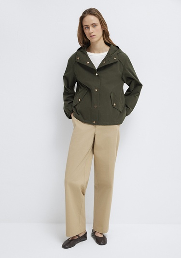  Mavi Yeşil Ceket Oversize / Geniş Kesim 1110812-80714