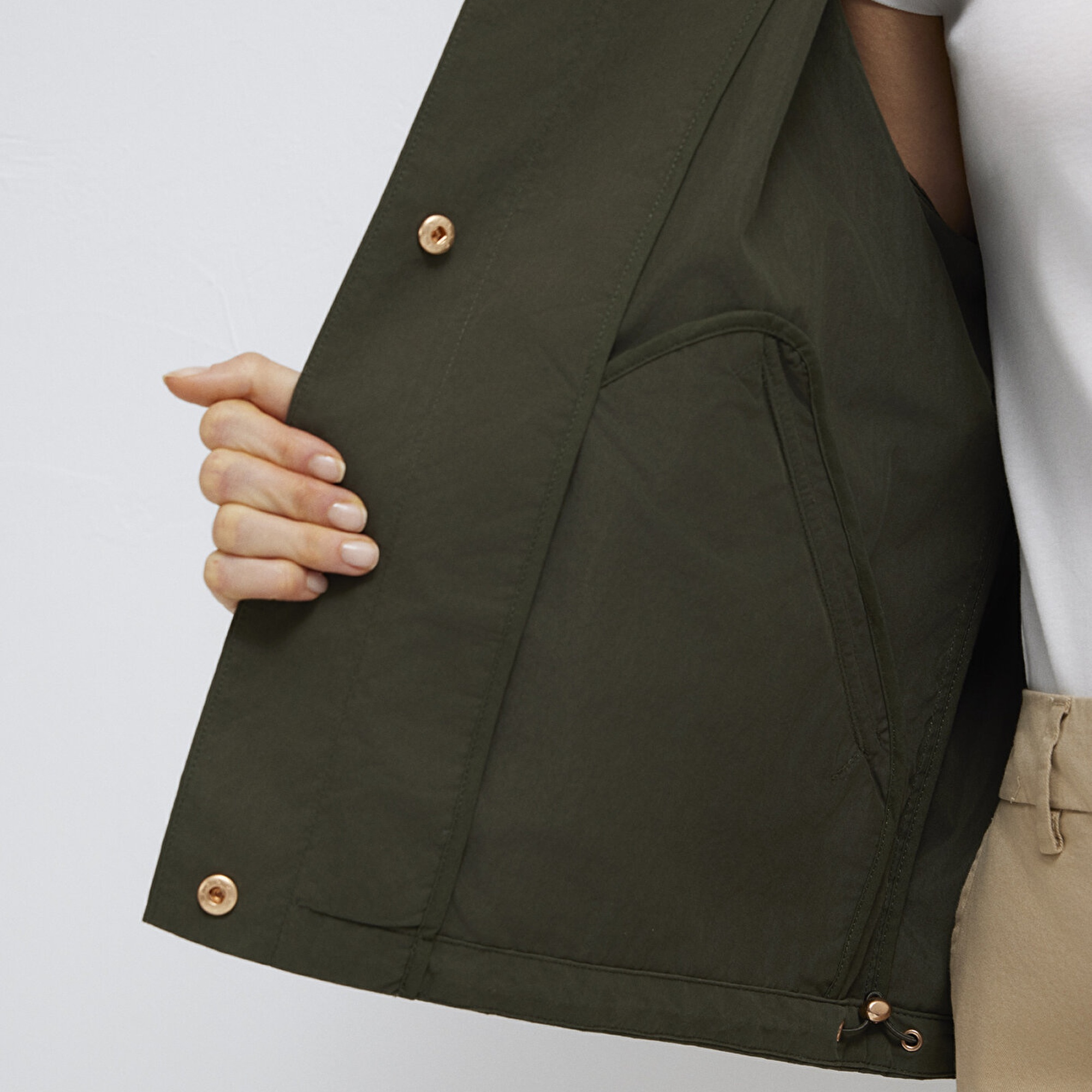 Mavi Yeşil Ceket Oversize / Geniş Kesim 1110812-80714