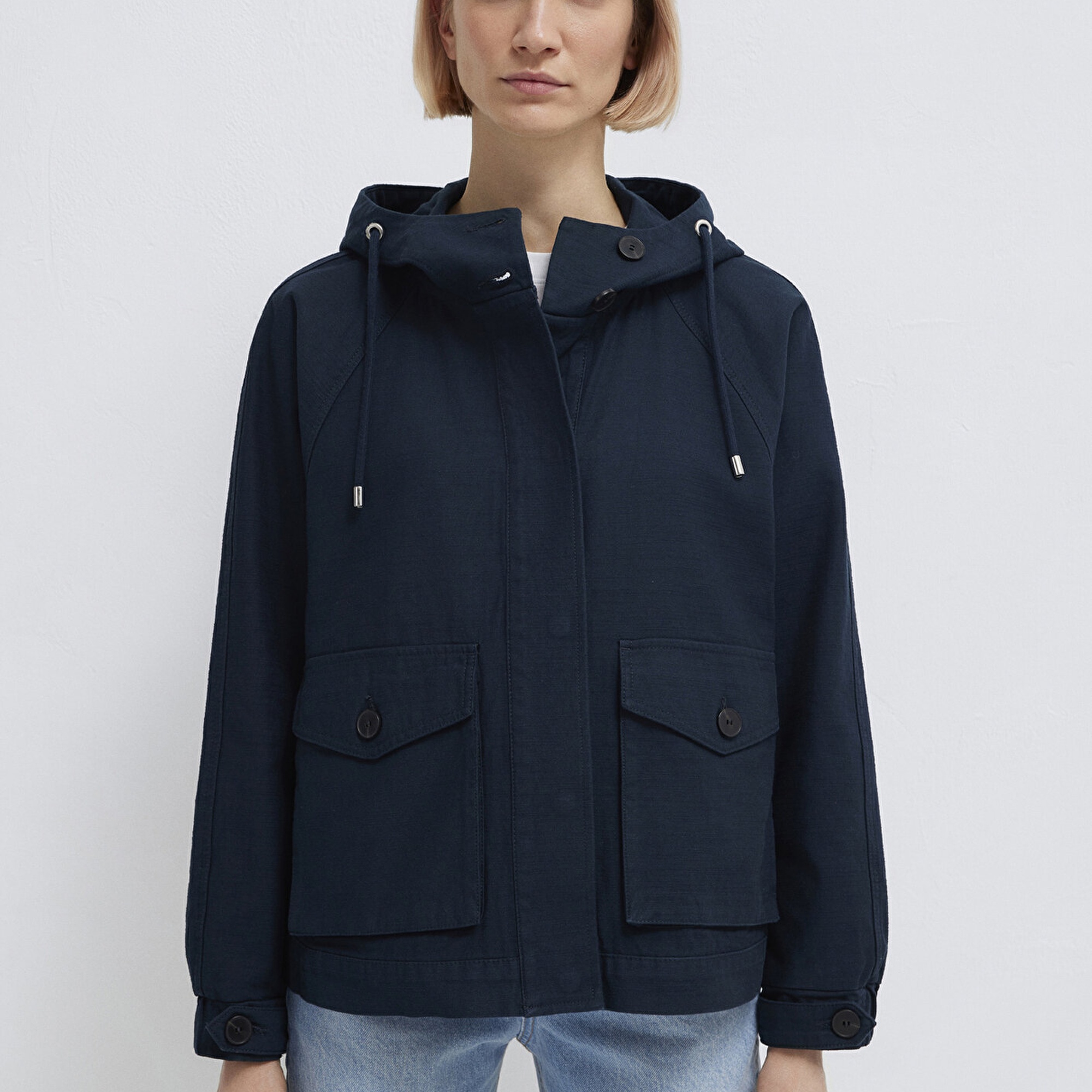 Mavi Lacivert Ceket Oversize / Geniş Kesim 1110625-82906