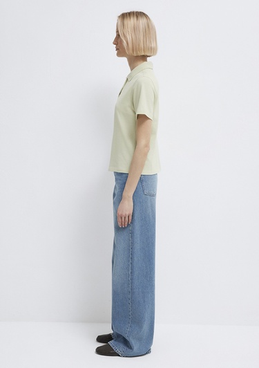  Mavi Yeşil Polo Tişört Regular Fit / Normal Kesim 1613714-71677