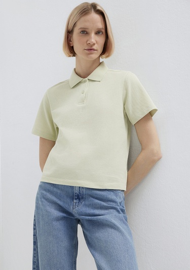  Mavi Yeşil Polo Tişört Regular Fit / Normal Kesim 1613714-71677