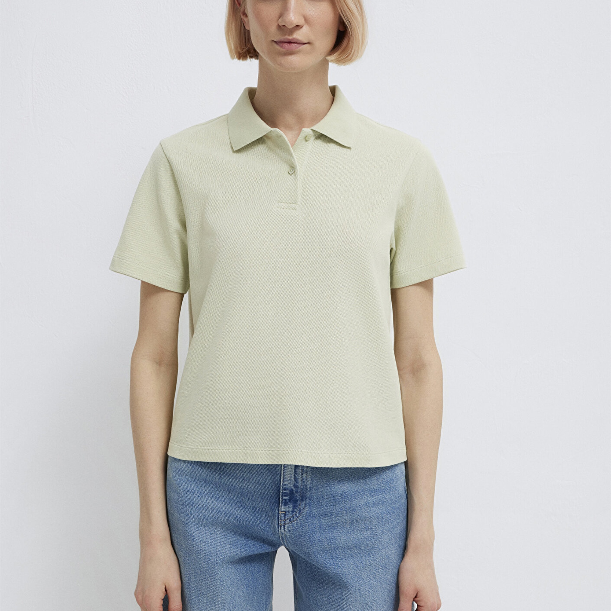 Mavi Yeşil Polo Tişört Regular Fit / Normal Kesim 1613714-71677