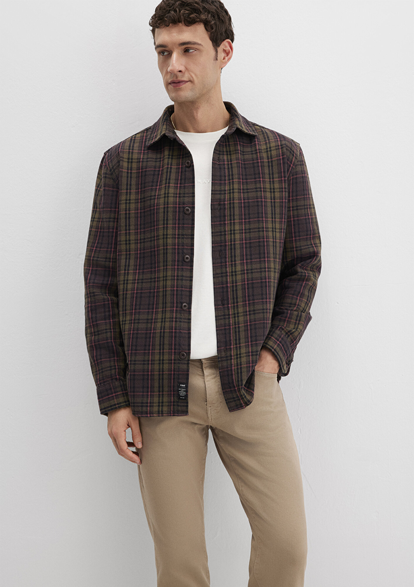  Mavi Kareli Renkli Gömlek Regular Fit / Normal Kesim 0211818-91371