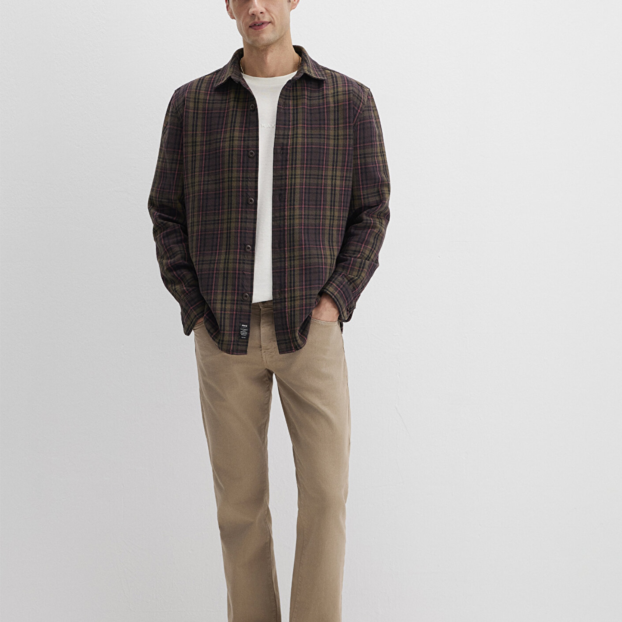 Mavi Kareli Renkli Gömlek Regular Fit / Normal Kesim 0211818-91371