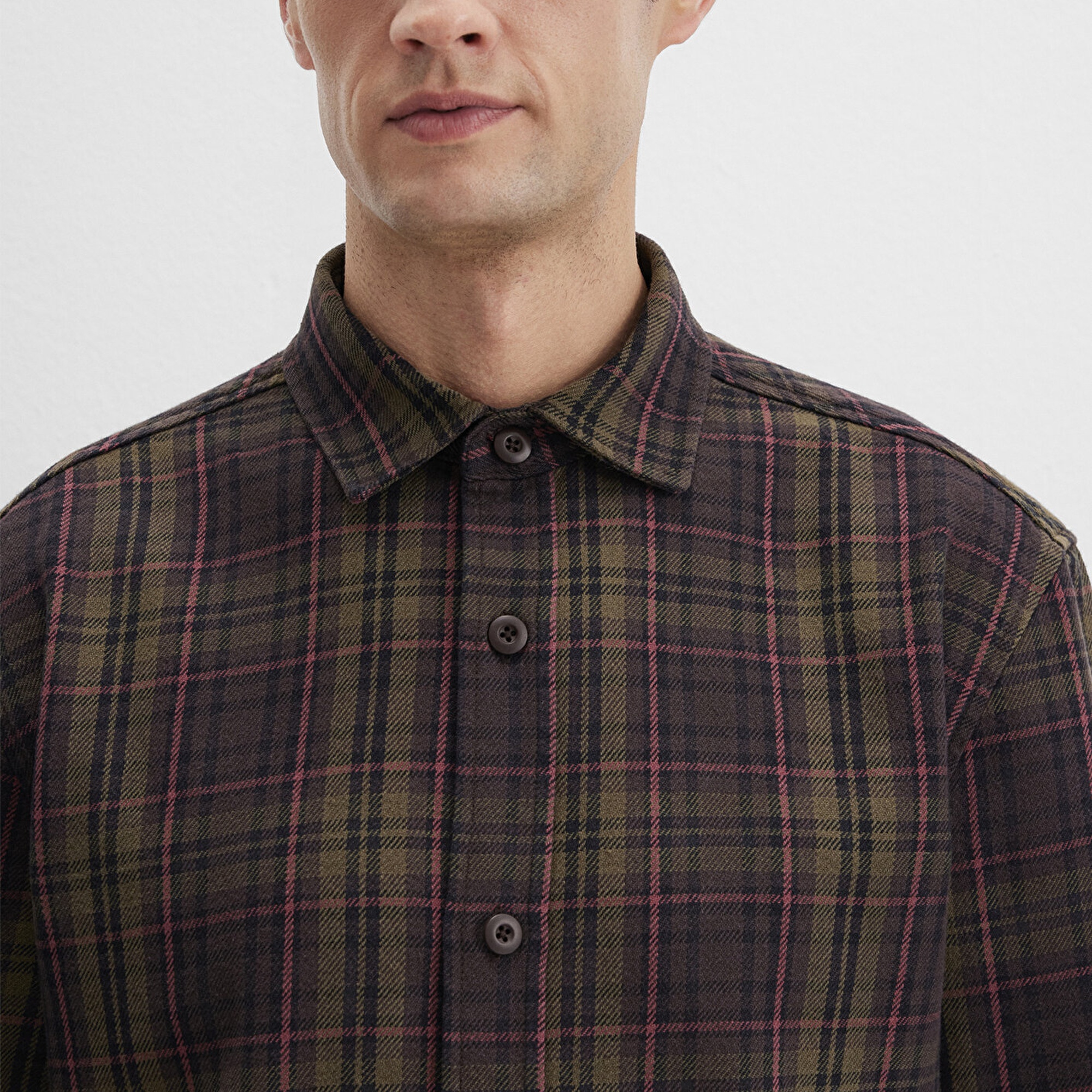 Mavi Kareli Renkli Gömlek Regular Fit / Normal Kesim 0211818-91371