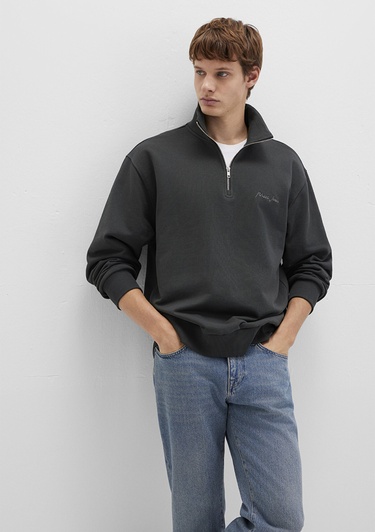  Mavi Mavi Jeans Baskılı Antrasit  Sweatshirt 0S10555-70092