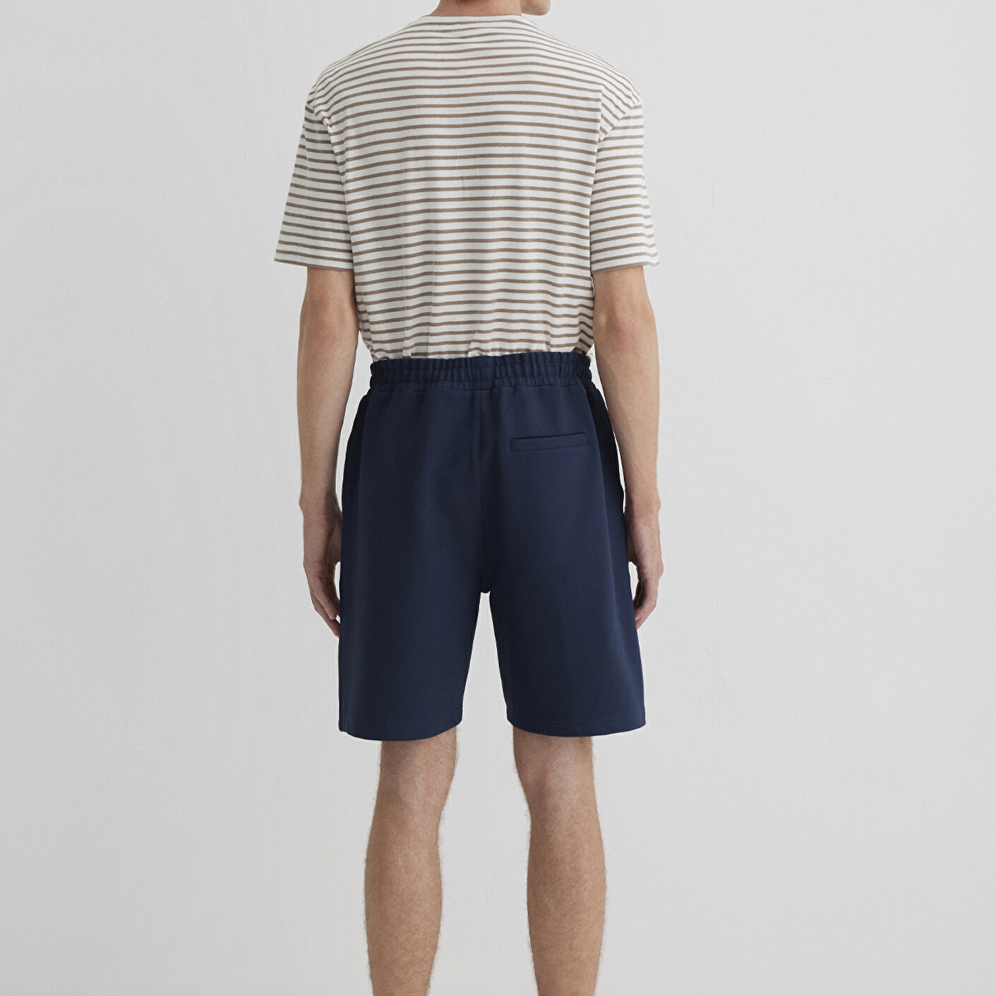 Mavi Lacivert Örme Şort 0410314-70490