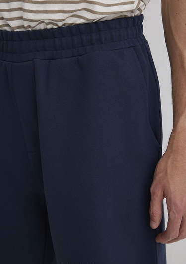  Mavi Lacivert Örme Şort 0410314-70490