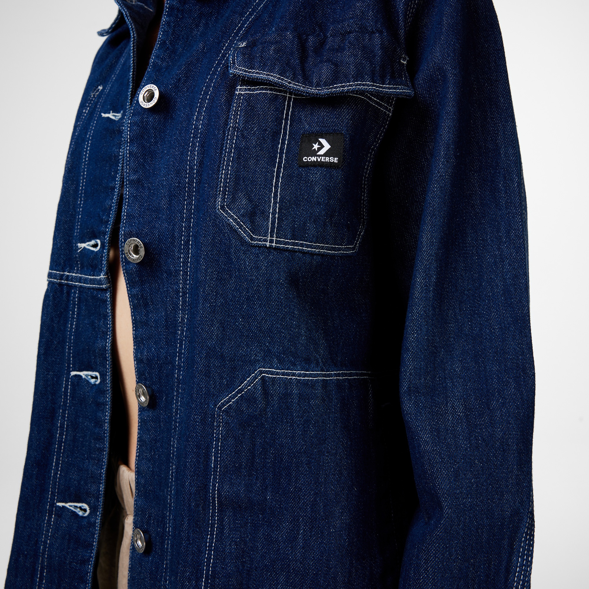 Converse  Chaqueta Denim Kadın Mavi Ceket