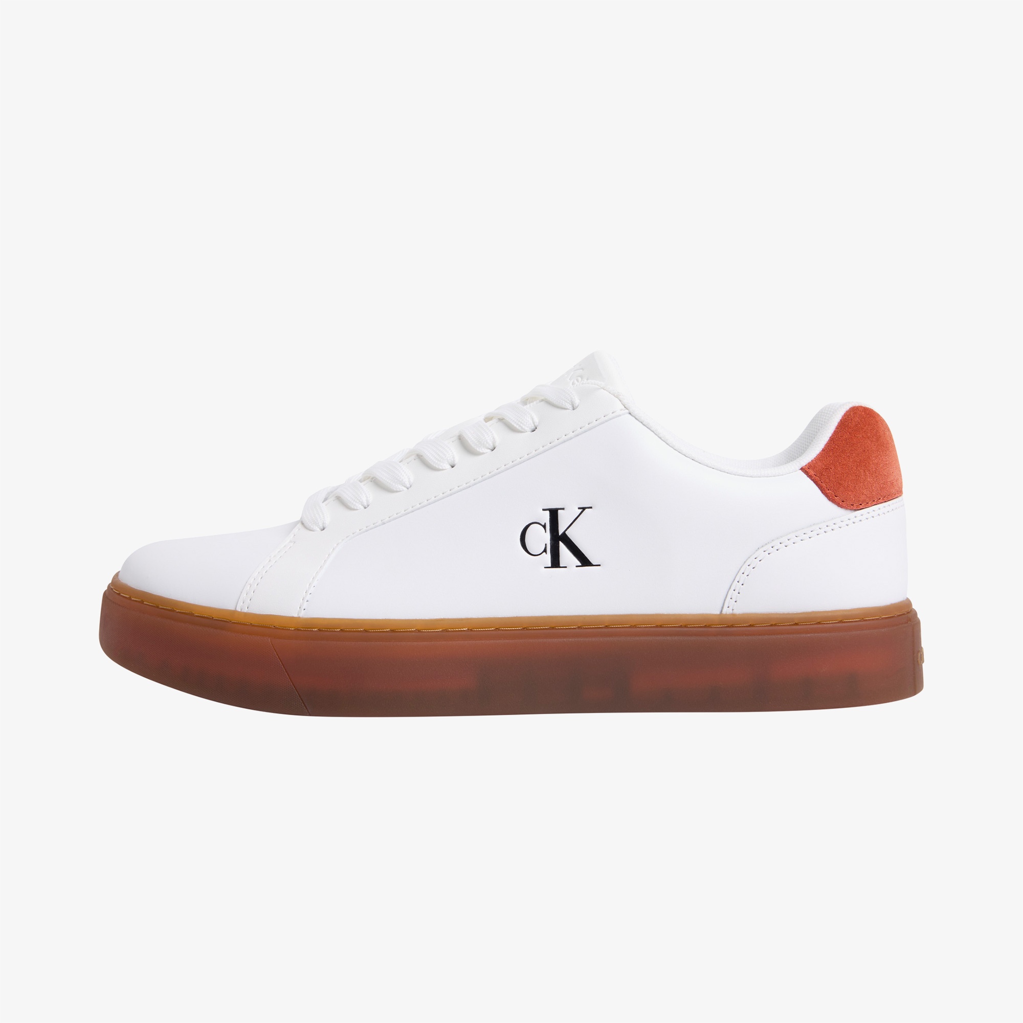 Calvin Klein Classic Cupsole Laceup Erkek Beyaz Sneaker