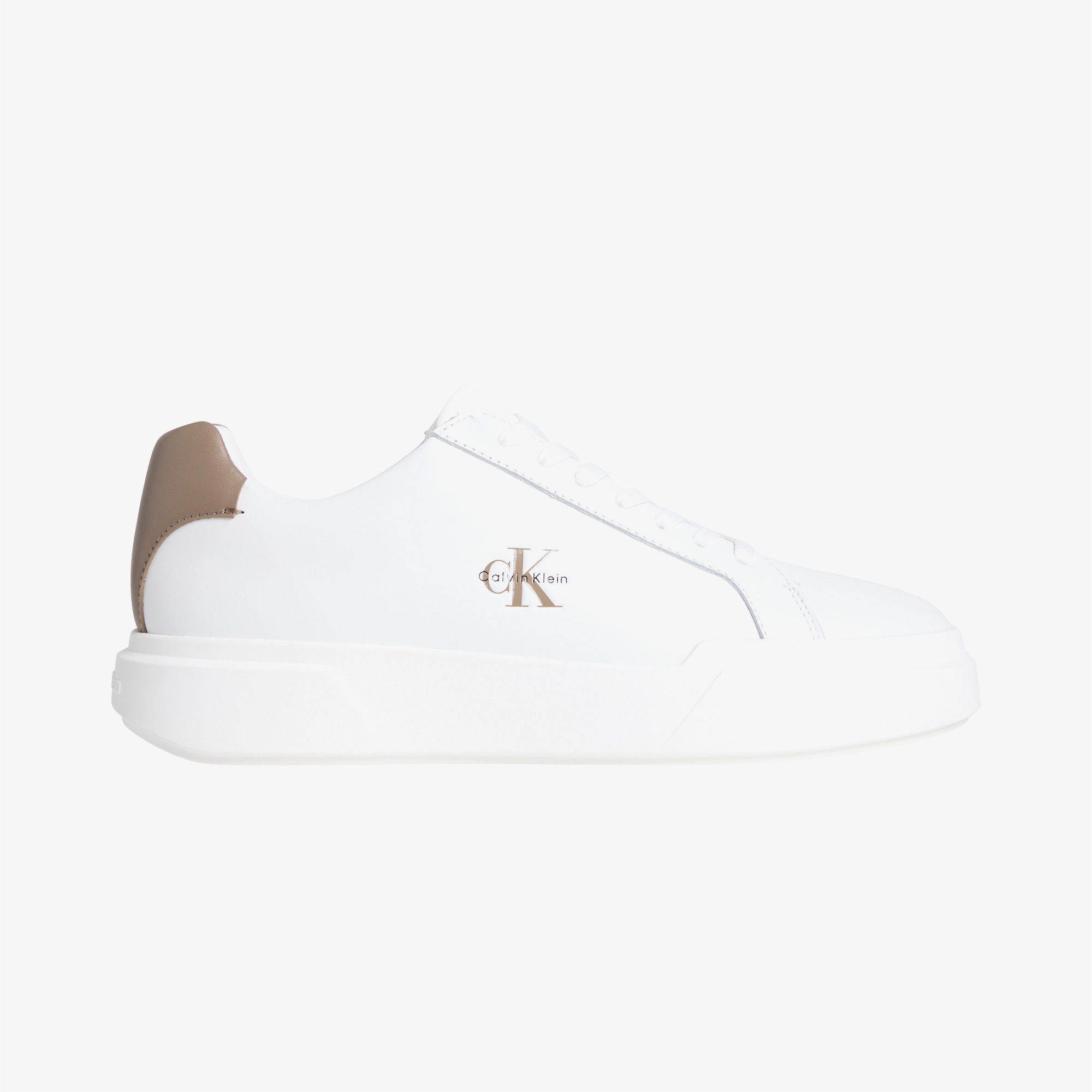 Calvin Klein Chunky Cupsole Laceup Erkek Beyaz Sneaker