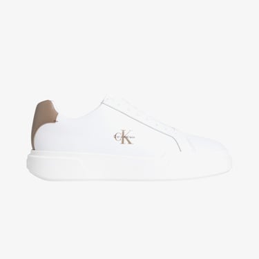  Calvin Klein Chunky Cupsole Laceup Erkek Beyaz Sneaker